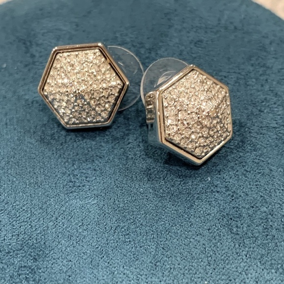Vince Camuto Jewelry - VINCE Camuto Hexagonal cz stud earrings